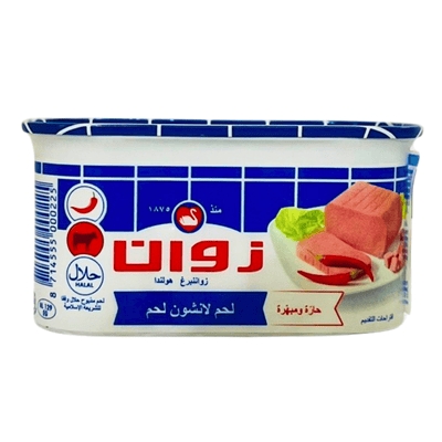 Zwan Beef Luncheon Meat Hot Spicy 200g