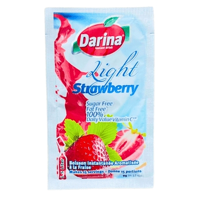 Darina Instant Drink Sugar Free 9g Strawberry