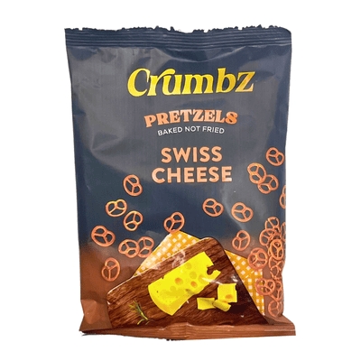 Crumbz Pretzels Swiss Cheese 40g