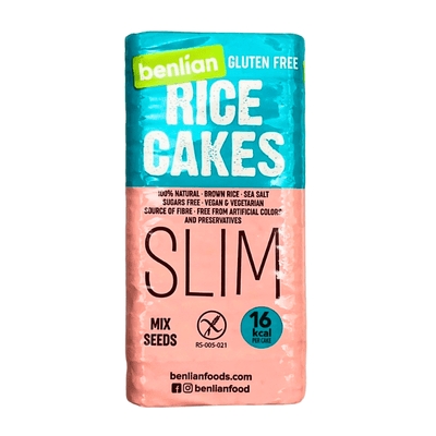 Slim Rice Cakes Mix Seeds 100g Gluten Free