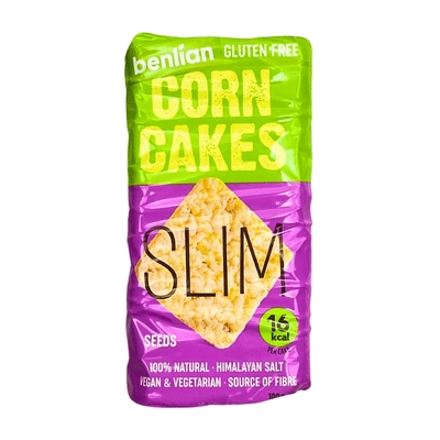 Slim Corn Cakes Seeds 100g Gluten Free