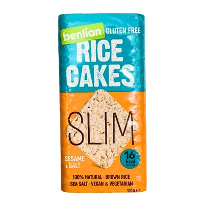 Slim Rice Cakes Sesame & Salt 100g