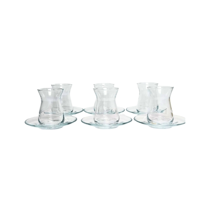 Tea Glasses With Plates