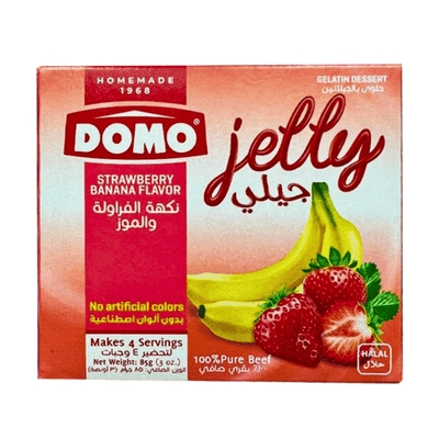 Domo Jelly Strawberry Banana 85g