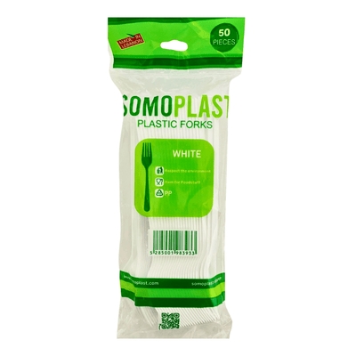 SomoPLast Plastic Forks 50pcs