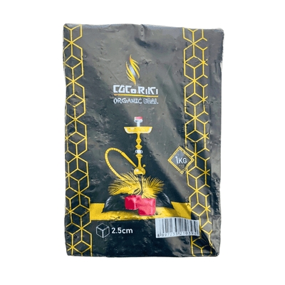 Coco Riki Organic Coal 1kg 2.5cm