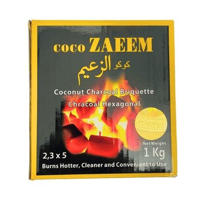 Coco Zaeem Coconut Charcoal Hexagonal 1kg