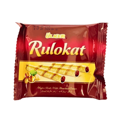 Ulker Rulokat Wafer Rolls With Hazelnut 24g