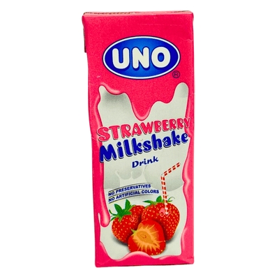 Uno Strawberry Milkshake 180ml