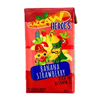 Maccaw Heroes Banana Strawberry 125ml