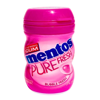 Mentos Pure Fresh Bubble Chewingum Sugar Free 17.5g