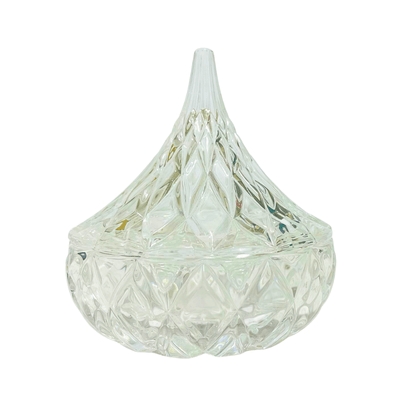 Glassware Nuts Pyramide Pot 1pc