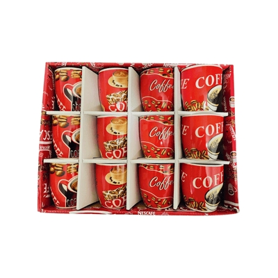 Set Of Coffee Mugs *12pcs