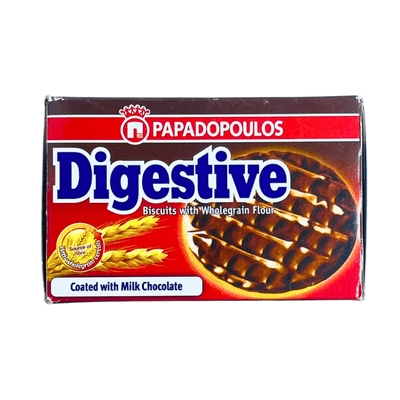 Papadopoulos Digestive With Milk CHocolate 200g