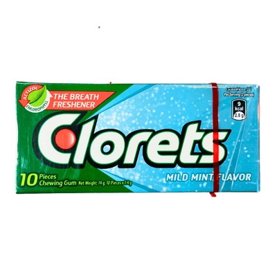 Clorets Mild Mintflavor *10pcs 14g