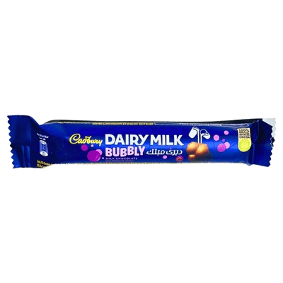 Cadbury Dairy Milk Bubbly Milk Chocolate 13.5g