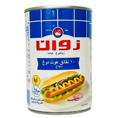 Zwan 10 HotDog Sausages Chicken 400g
