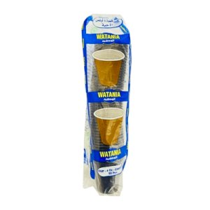 Watania Plastic Cup 4oz 50pcs