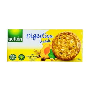 Gullon Digestive With Oats, Raisins, Apricot And Soya 230g