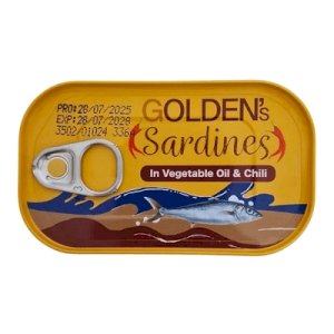 Golden Sardines In Vegetable Oil & Chili 125g