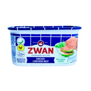 Zwan Chicken Luncheon Meat With Green Pepper 200g