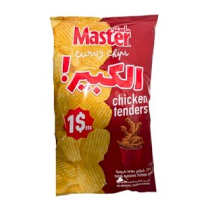 Master Curvy Chips Chicken Tenders 165g