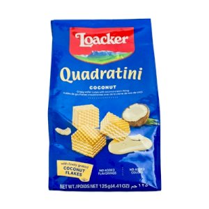 Loacker Quadratini Coconut Flakes 125g
