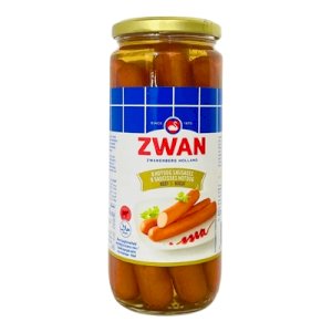 Zwan 8 Hotdog Sausages Beef 320g