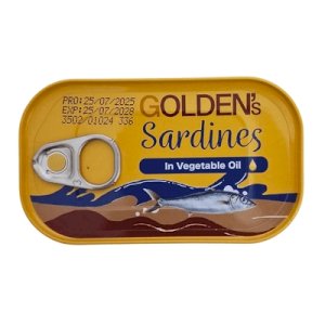 Golden's Sardines in Vegtebale Oil 125g