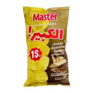 Master Curvy Chips Chicken Shawarma 165g