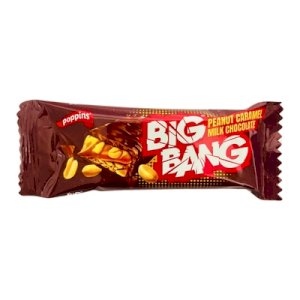 Poppins Big Band Peanut Caramel Milk Chocolate 20g