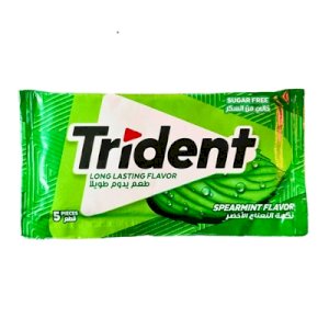 Trident Spearmint Flavor Sugar Free *5pcs