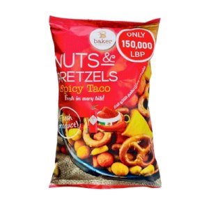 Baker Nuts & Pretzels Spicy Taco 270g