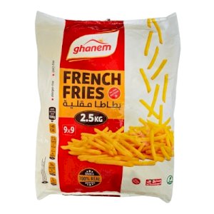 Ghanem French Fries 9*9 *2.5 kg