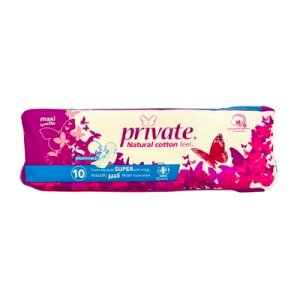 Private Maxi Super With Wings 10mm *10cps