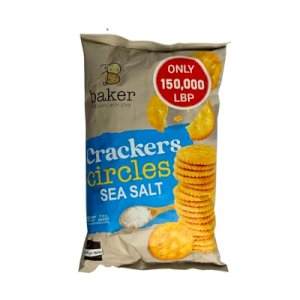 Baker Crackers Circles Sea Salt 250g